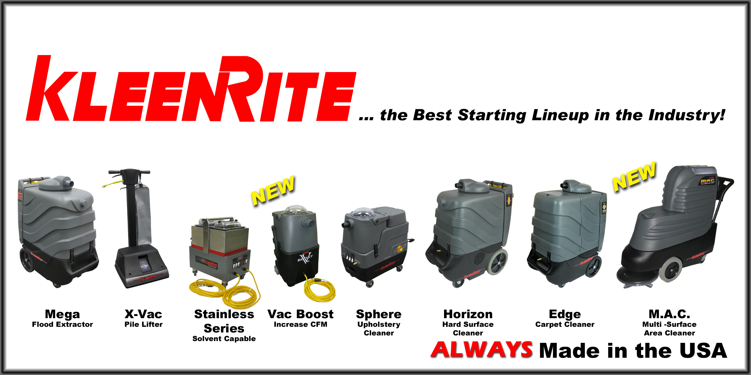 KleenRite Equipment